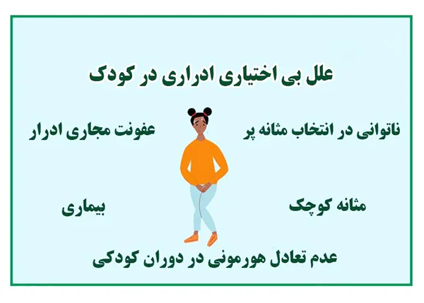 بی اختیاری شبانه ی ادرار
