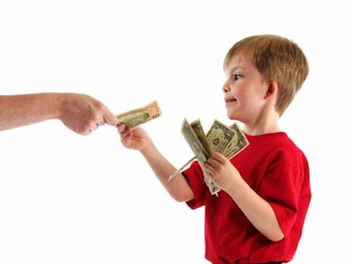 اموزش دادن پول به بچه