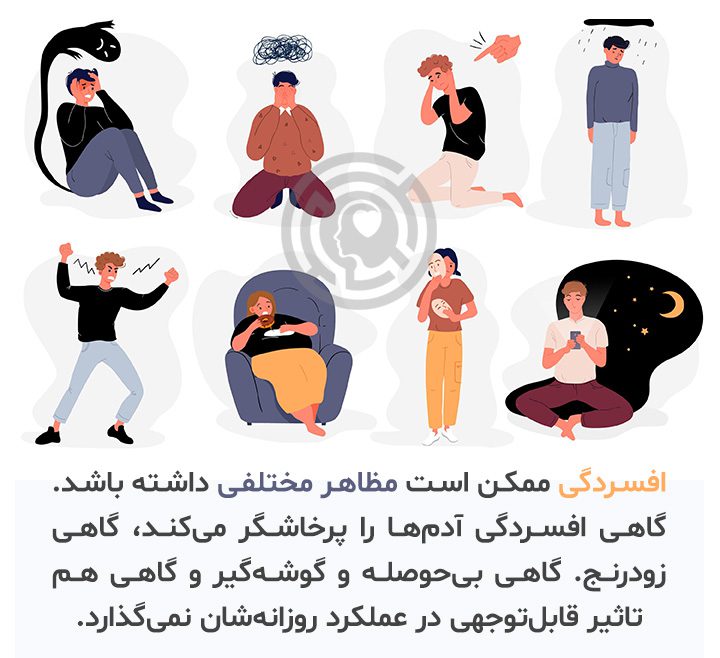 نشانه های افسردگی که ممکن است نادیده گرفته شوند