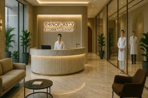 نمونه قبل و بعد جراحی بینی در گروه تخصصی زیبایی ریتا