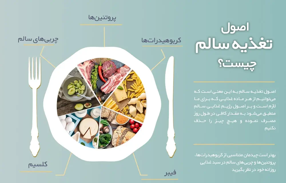 تغذیه مناسب: راهنمای کامل زندگی سالم، شاداب و پرانرژی